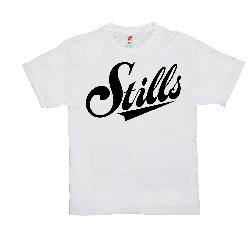 Stills Script Logo T-Shirts (Sand or White)